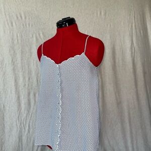 Polka Dot Spaghetti Strap Top
